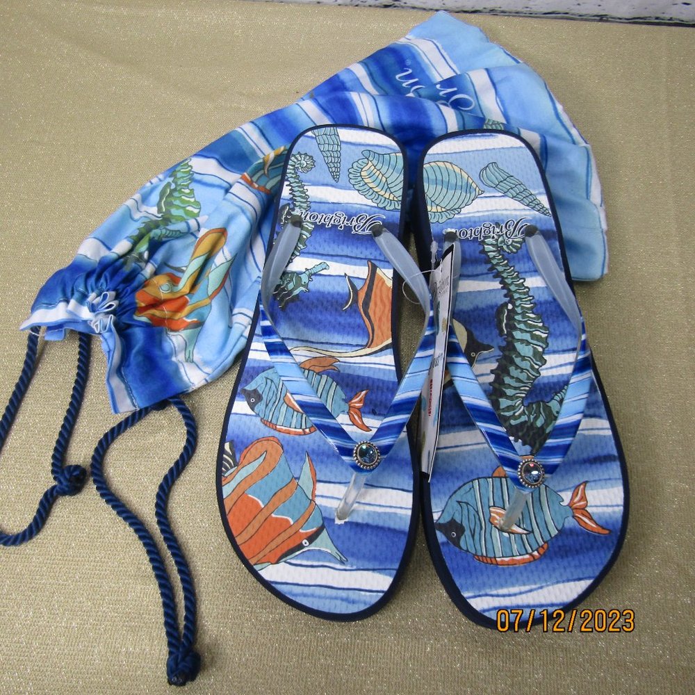 Brighton Platform Flip Flops
